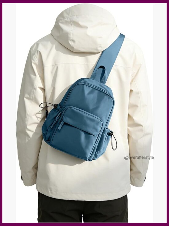 Anti Theft Sling Backpack Crossbody Bag Daypack Shoulder Pack